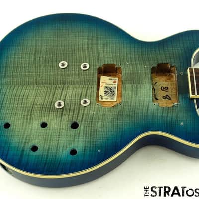Epiphone Les Paul Special Double Cut BODY + NECK AAA Maple Figured Ocean Water image 2
