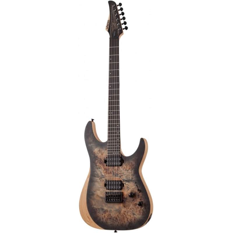 SCHECTER Reaper 6 CB E-Gitarre charcoal burst
