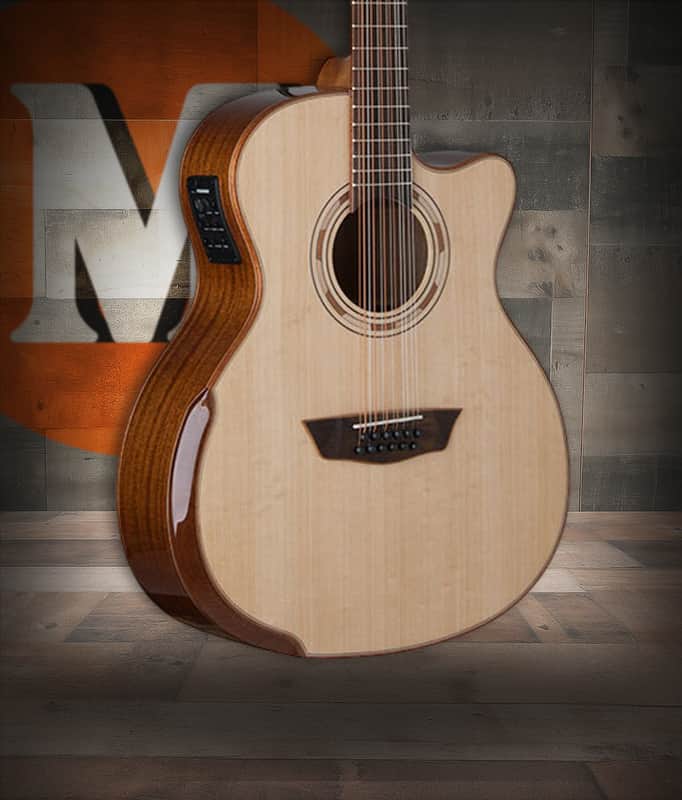 Washburn Comfort Deluxe G15SCE-12 Grand Auditorium 12-String Acoustic-Electric - Natural (WCG15SCE12-O-U) image 1