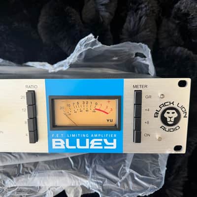 Black Lion Audio Bluey FET Limiting Amplifier / Compressor 2019 - Silver with Blue Stripe image 4