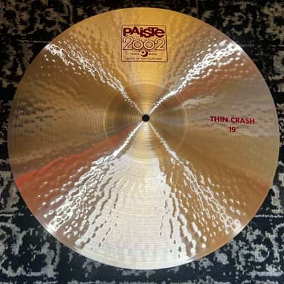 Paiste 19" 2002 Thin Crash Cymbal - Traditional image 1