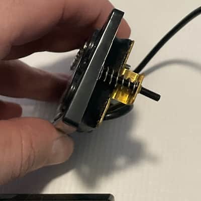 2020 Era Jackson Belcat Black Neck & Bridge Guitar Humbucker Pickup Set image 4
