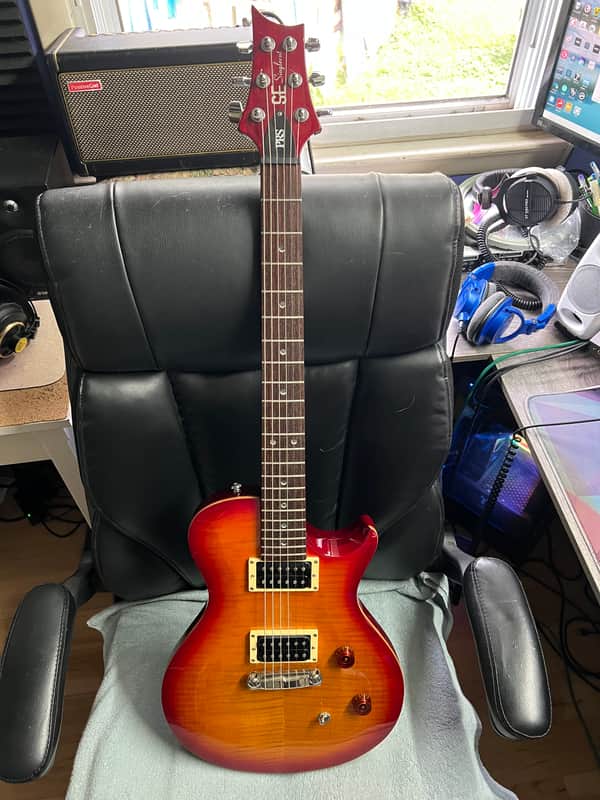 PRS Singlecut SE Cherry Sunburst Solid Body Electric Guitar image 1