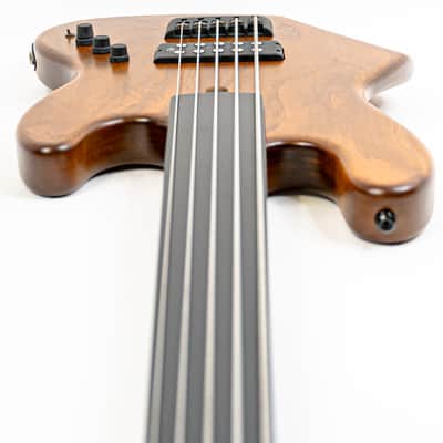 Marleaux/Moses Hybrid Fretless 5-String Bass with Active MEC Electronics, Carbon Graphite Neck - Stingray Reimagined image 10