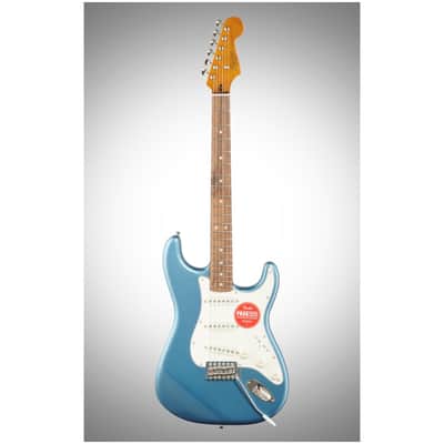 Squier Classic Vibe '60s Stratocaster Electric Guitar, with Laurel Fingerboard, Lake Placid Blue image 2