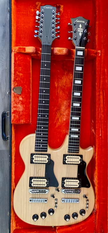 RARE Carvin DT650 Dbl Neck -  6 Str/12 Str - Beautiful White Maple _ GRAB IT! image 1