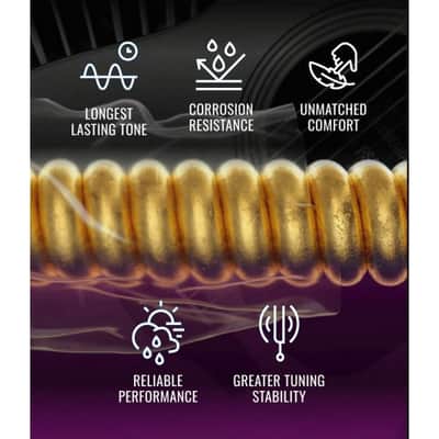 ELIXIR 21102 Attune Phosphor Bronze Acoustic Guitar Strings Medium 013-053 image 4