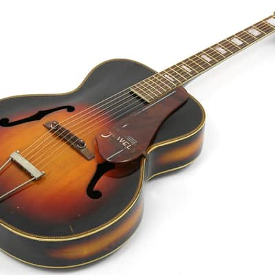 1950's Eddie Marwin Jewel Archtop Sunburst By Harmony image 11