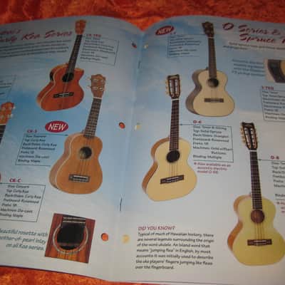 Lanakai Ukulele Colorful and Detailed Catalog from 2005  8 Pages and Prices image 3