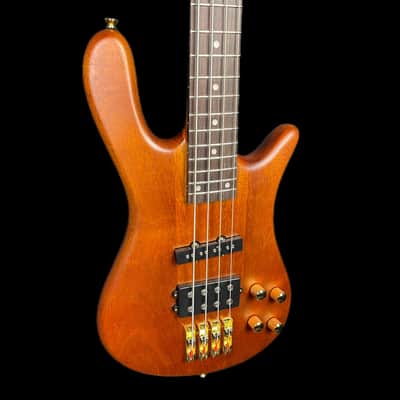 SX SWB1 Active Bass Guitar in Natural image 9