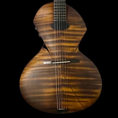 Ergon Acores-CCP 2022 Natural Figured Maple Top, Hollow Body, 4lbs 8.5oz (Authorized Dealer) image 1