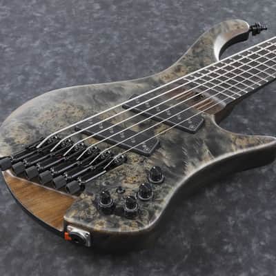 Ibanez EHB1506MS-BIF Bass Workshop EHB Electric Bass 6-String Multi Scale - Black Ice Flat + Gig Bag PGPGB image 14