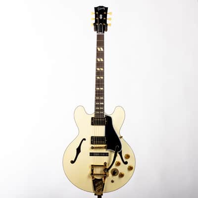 Gibson Custom 59 ES 345 Vintage White Bigsby Varitone VOS GH, Classic White | Demo image 2