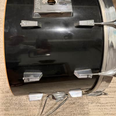 Sonor Phonic 22x14” Bass Drum 1987 ONYX Gloss Black - Bobby Christian Estate image 21