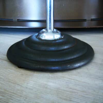 Vintage RARE 1950's Snyder microphone floor stand cast iron Shure Electro Voice Atlas MS10C # 2 image 7