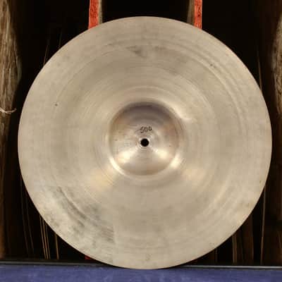1930-40s A. Zildjian 13 3/4" First Stamp Cymbal 500g image 2