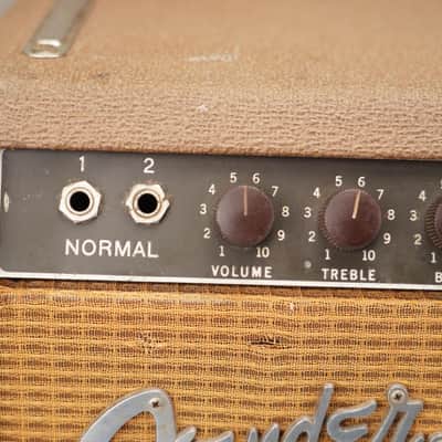 1962 Fender Concert Amp 6G12-A Brownface 4x10 Combo Amp  #59034 image 6