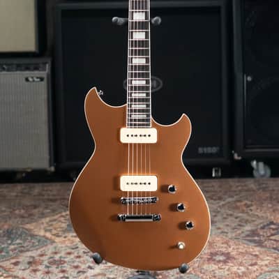Reverend Sensei 290 Electric Guitar - Metallic Bronze image 3