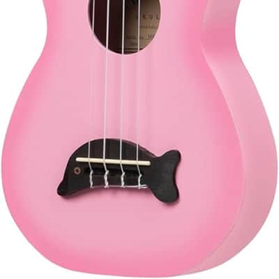 Kala MK-SD Makala Dolphin Soprano Ukulele - Pink Burst image 7