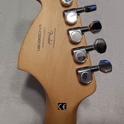 Fender Starcaster By Fender 2009 - Black/Cream image 9