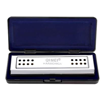 Key of C&G 2-in-1 Tremolo Harmonica 24 Holes with 48 Reeds Double Harp image 1