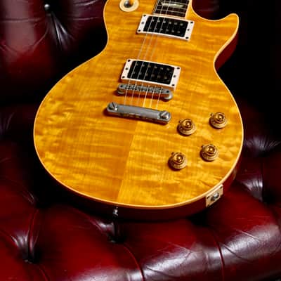 1994 Gibson Yamano Les Paul Classic Premium Plus Translucent Amber w/OHSC, AAA, 9lbs, Slash image 12