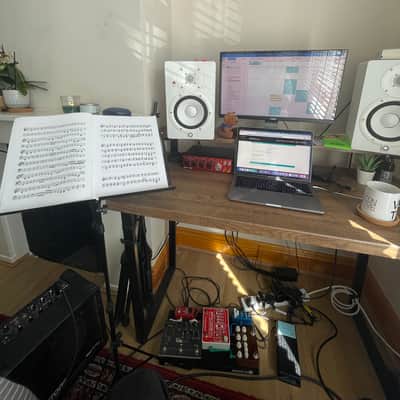 Yamaha HS7 6.5" Powered Studio Monitor (Pair) 2015 - Present - White image 3