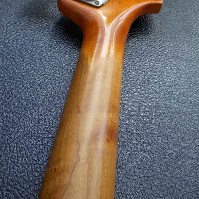 Rare Lefty! 1965 Fender Jazz Bass Neck With Tuners, Matching White Head Stock! 100% Original image 13