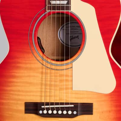 Gibson Les Paul Parlor Acoustic Electric Guitar - Vintage Cherry Sunburst image 7