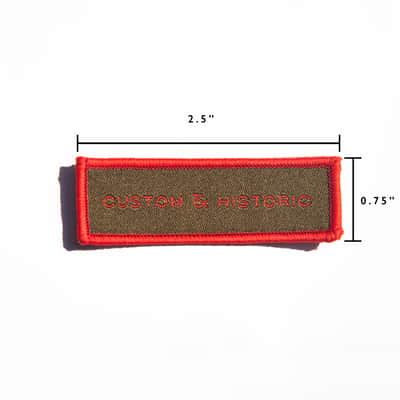 Gibson Custom & Historic Iron On Patch Custom Shop Les Paul, SG, ES-335, Flying V, Explorer image 3