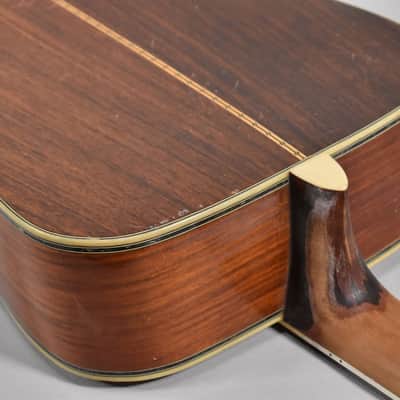 1970s Ariel Dreadnaught Natural Finish Acoustic Electric Guitar image 9