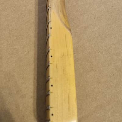 DY Guitars Reverse Reliced 70's Stratocaster Strat Neck Fender Tuners SS frets image 8