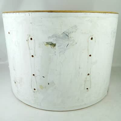 *Slingerland 14x20" Vintage 80s 5Ply Chrome-Wood COW White Paint Bass Drum Shell image 6