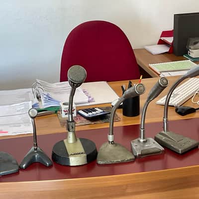 Telefunken Philips  geloso …..LOTTO 6 pcs MIKROFON image 16