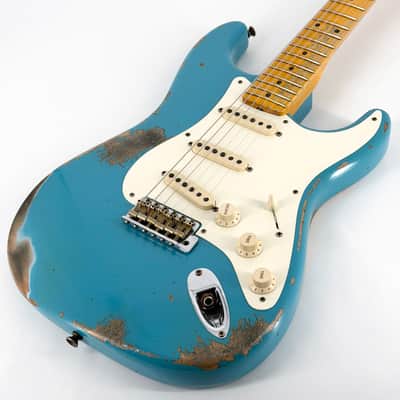 2020 Fender Custom Shop ’56 Heavy Relic Stratocaster – Taos Turquoise image 2