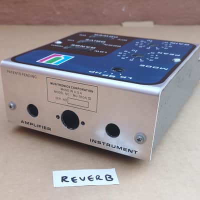 Restoration Panel for Musitronics Mu-Tron III --- Replaces Worn Out Top Aluminum Panel image 5