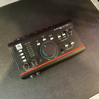 JBL M-Patch Active-1 Active Stereo Monitor Controller with Talkback and USB I/O 2010s - Black image 1