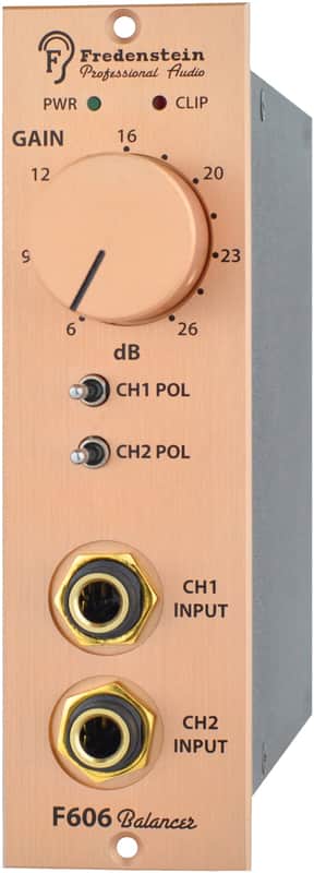 Fredenstein F606 Balancer 500 Series 2-channel Unbalanced to Balanced Converter image 1