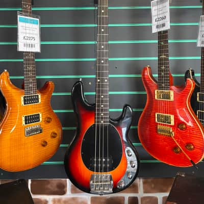 Ernie Ball Music Man StingRay Vintage Sunburst 1991 Electric Bass Guitar image 2