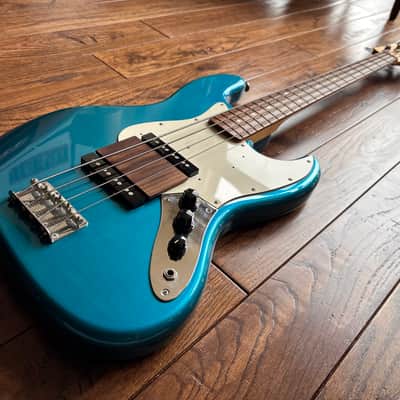 2002 Fender JB-45 Jazz Bass w/ 'Wesley' Ramp Lake Placid Blue MIJ Japan image 4