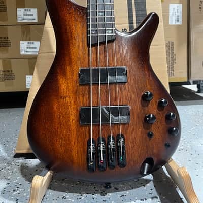 Ibanez Standard SR500A Electric Bass Guitar - Mahogany Brown Burst Low Gloss image 3