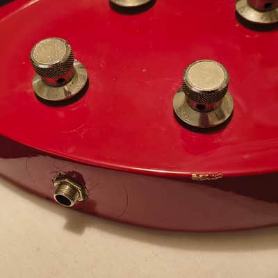 Burns-Baldwin 712 Silvertone 1966 - Beautiful Red Gloss - Bigsby image 10