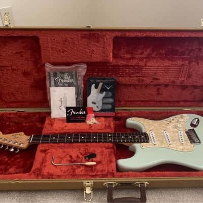 Fender American Standard Stratocaster - Sky Blue! Rosewood Neck w. Fender Custom '69 pups & Fender Tweed case image 1