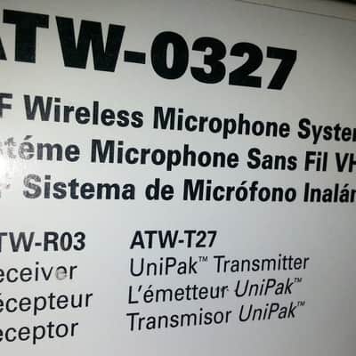 Audio Technica ATW-0327 300 Series VHF Wireless System - Nice! image 4