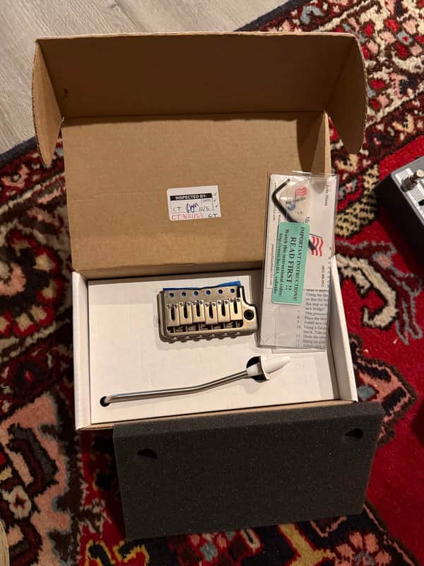 MannMade vibrato 2030-nr modern tremolo bridge strat new in box image 1