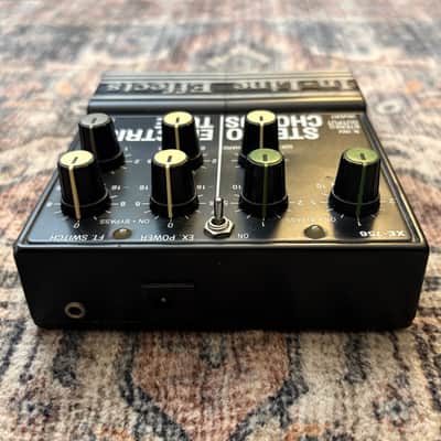 1990s In-Line Effects XE756 Stereo Chorus Electric Tube Vintage MIJ Made In Japan Chorus Overdrive Distortion Guitar Effrct Pedal! image 5