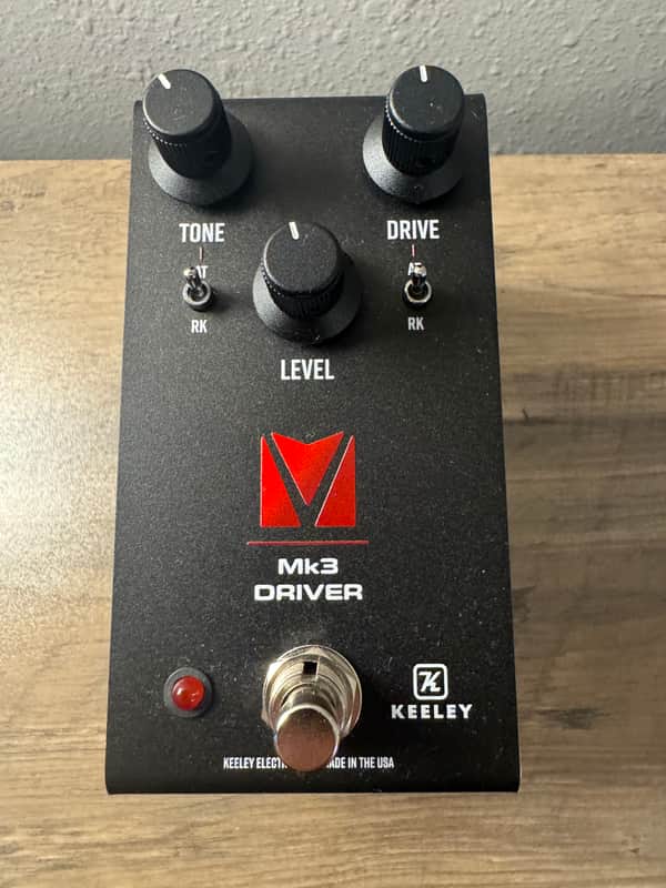 Keeley Mk3 Driver Andy Timmons Signature Overdrive 2024 - Present - Black / Red image 1