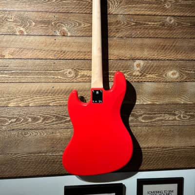 Squier Custom Upgraded Jazz Bass - Race Red Upgraded image 4