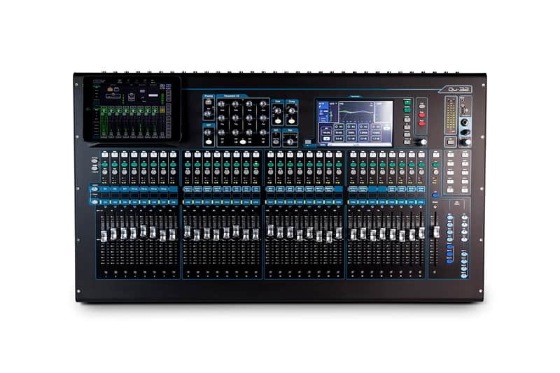 Allen & Heath QU-32C 38 In 28 Out Digital Mixer Chrome Edition image 1