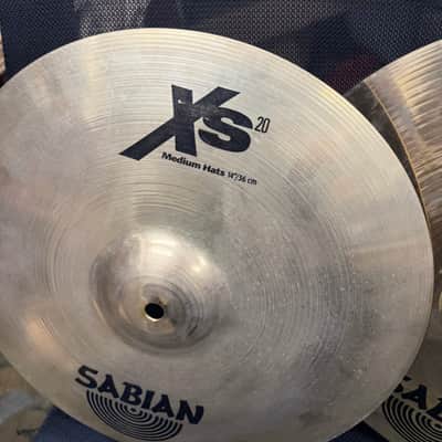 Sabian 14" XS20 Medium Hi-Hat Cymbals (Pair) 2003 - 2015 - Brilliant image 2